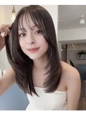 20代30代40代50代ワンカールヘアレイヤーカットロングレイヤー