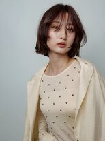 ファルファラ(farfara)&nbsp;【farfara】レイヤーカット/ミディアムボブ/ブラウン