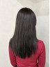 【クセ・広がり徹底改善】縮毛矯正+カラー+カット+4step内部補修TR☆￥20000☆