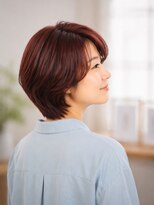 クロム(CHROM) 40代50代60代ショート白髪ぼかしハイライト髪質改善/入間