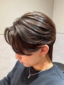 シーク 八王子(CHIC) フェザーセンターパート 曲がる縮毛矯正/men's【八王子】