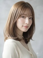 フォト イケブクロ(foto IKEBUKURO)&nbsp;結べるミディアムレイヤー/顔まわりカット/池袋/10代20代30代