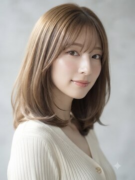 フォト イケブクロ(foto IKEBUKURO) 結べるミディアムレイヤー/顔まわりカット/池袋/10代20代30代