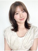 ☆　外ハネボブ　韓国風ミディアムレイヤー☆イメチェン