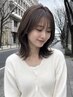 透明感カラー+内部補修メリーシルクトリートメント ¥8980