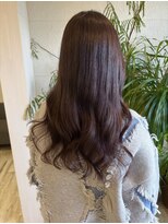フゥカ 売市店(fuka)&nbsp;【秋スタイル】ラベンダーブラウン×韓国風ヘア　八戸