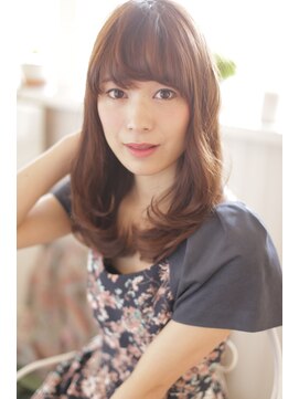 ジーナ 福岡天神(Zina) ☆Zina☆大人かわいいシースルーバングセミディ２