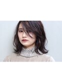 ボブ &nbsp;濡れ髪 ルーズ ナチュラル ミディアム