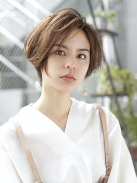 前髪長め シルエットショート 長澤まさみ ベッキー L ウル Houle のヘアカタログ ホットペッパービューティー