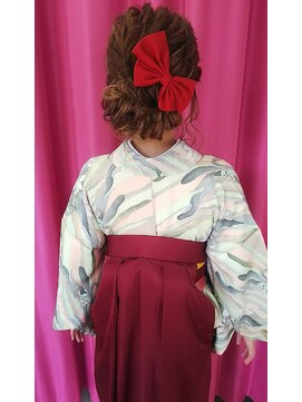 ハナココ 水戸店(hana Coco) 袴着付けヘアセット☆卒園式/卒業式/和装/成人式 /水戸/大工町
