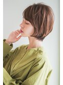 ゆるふわ小顔ショートマッシュ