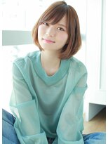 アイナ 銀座(Aina)&nbsp;斜め前髪×軽めレイヤーボブ【Aina銀座 伊藤彩】