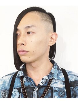 メンズ 個性的 スタイリッシュ 男のためのツーブロックボブ L ネロ ファーストクラス Nero First Class のヘア カタログ ホットペッパービューティー