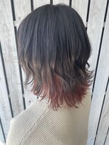 ヘアー ライフ トゥルース(Hair Life truth) 《truth》グレー&インナーチェリーピンク