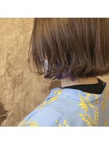 マギーヘア(magiy hair)&nbsp;[magiy hair yumoto］ブルーバイオレットインナーカラー