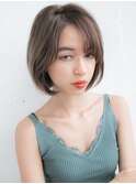 ライトアッシュ×大人ボブ