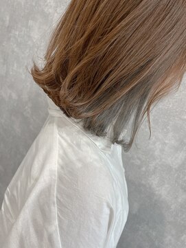 ランガリ ヘアアンドスパ(Rangali Hair&Spa) インナーカラー、オリーブグレー