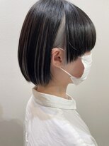 グーフィートーキョー 銀座(Goofy Tokyo)&nbsp;アンブレラカラー/ホワイト×ブラック/インナーカラー/韓国ヘア