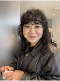 メンテナンス前髪、顔まわりパーマ