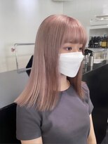 リル 溝の口(LiL) コーラルピンクベージュ切りっぱなし