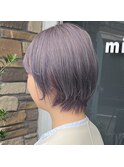 ラベンダーカラーのショートヘア【1001mille】
