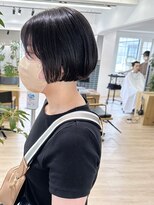 オーシャン(Ocean)&nbsp;［Ocean Hair&Life 水田］ぱっつん前髪/襟足ギリギリミニボブ☆