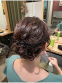#グレージュカラー#シルキーベージュ#斜めバング