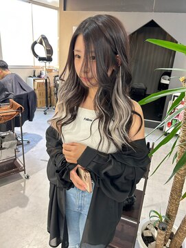 キング 梅田(K!ng) 【梅田】シールエクステエクステインナーカラー髪質改善