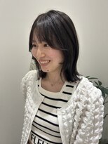 ジーナ 福岡天神(Zina) 《福岡天神》鎖骨ライン 切りっぱなしボブ