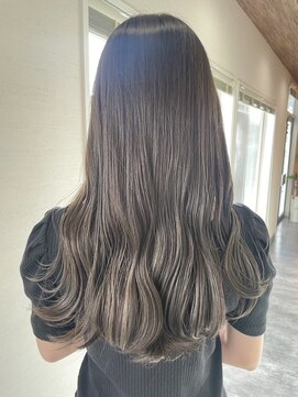 ミルヘアデザイン(mil hair design) ミルクティーベージュダブルカラーインナーカラーケアブリーチ