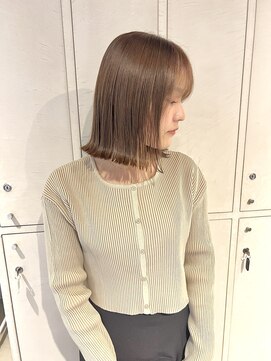 エト 梅田(eto) ボブ/大阪梅田駅/中津駅/ベージュカラー