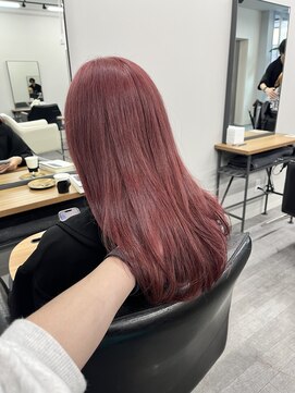 バレ(BALE) チェリーレッド/レッドカラー/ピンクカラー/ブリーチ/滋賀/草津