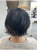 外ハネスタイル