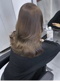 7460髪質改善トリートメントブリーチなしカラー韓国ワンホンヘア