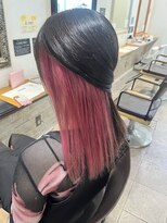 ネオリーブカップ 町田店(Neolive capu) インナーカラー/水素ケア/ピンクカラー