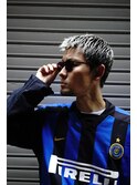 大人男子のブリーチカラー