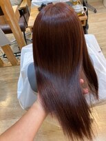 グランバイ アトリエドングリ(Grand × AtlierDonguri)&nbsp;お客様髪質改善データ1304（夏のレッドカラー）