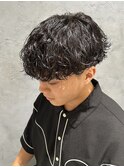 波巻きパーマ