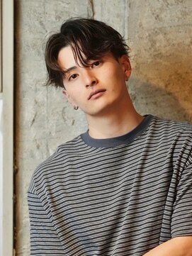 ダグラスヘア ノースショア 岐阜 長良(Douglas hair NORTH SHORE) 【メンズパーマ】ニュアンスセンターパート(1)