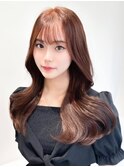 艶髪オレンジブラウン20代30代