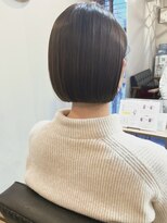 ロータス ヘアデザイン(LOTUS hair design.)&nbsp;シンプルボブ×ダークグレージュ