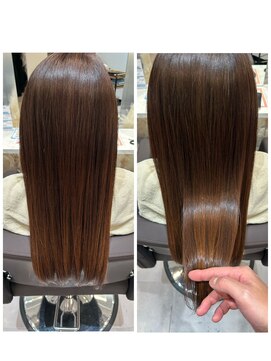 マオリ ホアロハ バイ アヌエヌエ(maoli hoaloha by anuenue) 高濃度水素ケアカラー+髪質改善トリートメント