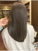 髪質改善カラーディープオリーブ
