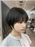 イメチェン外ハネボブ美髪ワイドバングレイヤーショート/横浜