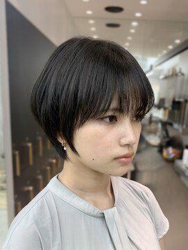 ロンドシエル 横浜(Lond ciel) イメチェン外ハネボブ美髪ワイドバングレイヤーショート/横浜