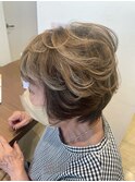 ミセス世代に人気のショートレイヤースタイル
