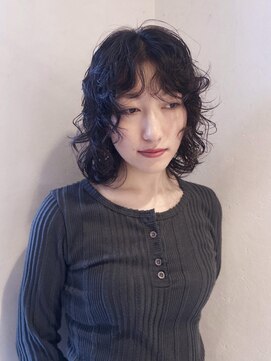 ボコカ(bococa) 【macana指名】ニュアンスレイヤーパーマウルフ 登戸