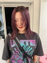 ツイッグ バイ ヤード(twig by YARD.)&nbsp;1回ブリーチ、ラベンダーピンクカラー