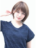 セイドット オモテサンドウ(Say. omotesando) Say.ショートボブレイヤーショートミルクティーベージュショート