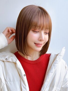 セイドット オモテサンドウ(Say. omotesando) Say.ボブミルクティーベージュシルキーベージュことりベージュ